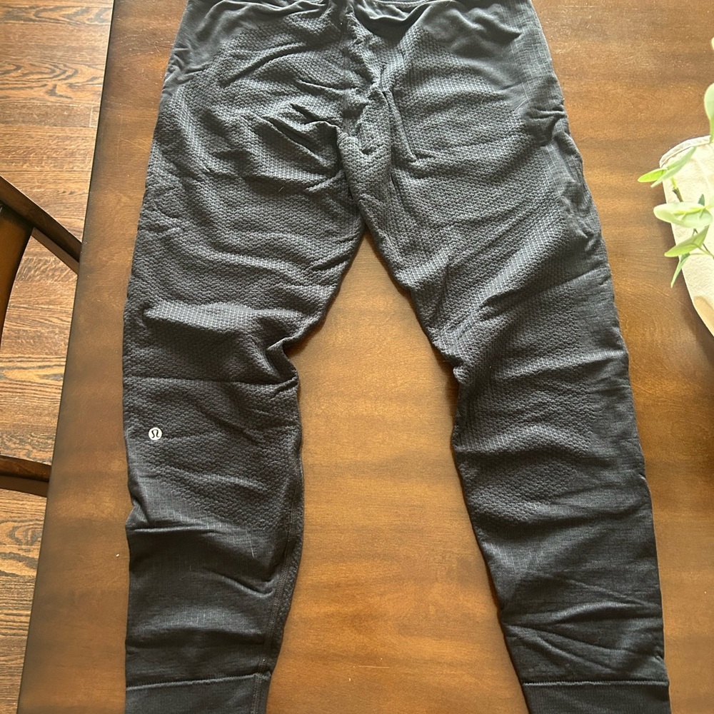 lululemon athletica Textured Black Joggers